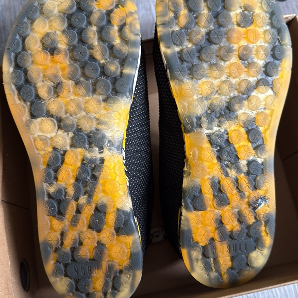 NOBULL Ripstop Black and Yellow Sneakers - Picture 7 of 7